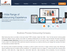 Tablet Screenshot of dataoutsourcingindia.com